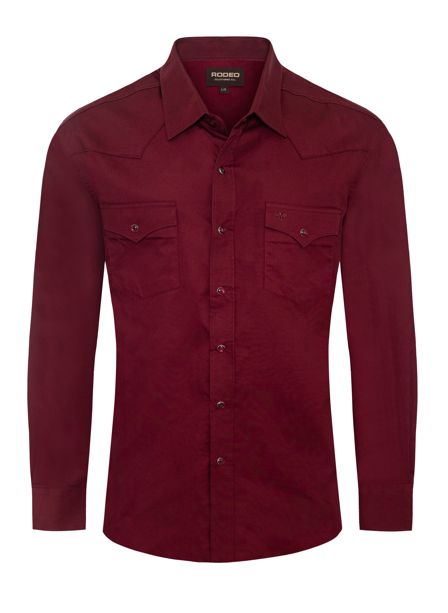 burgundy dress shirt for men Cotton Flannel Shirt