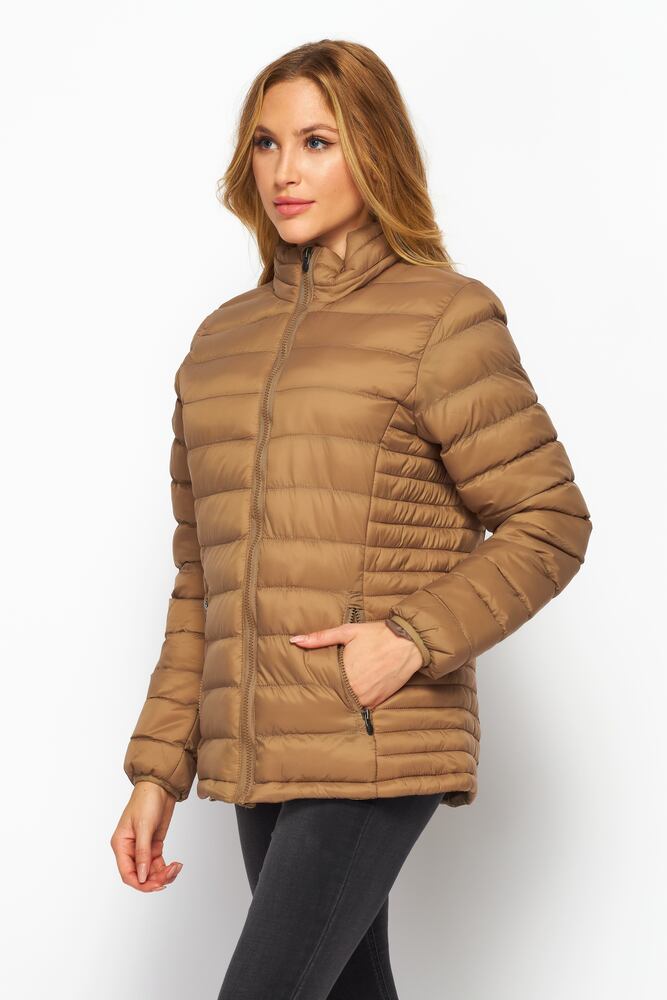 Women's Soft Coated Winter Puffer Jackets