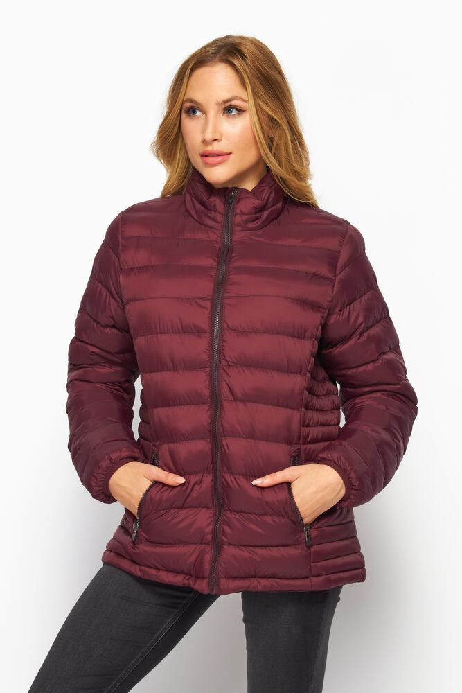 Women's Soft Coated Winter Puffer Jackets