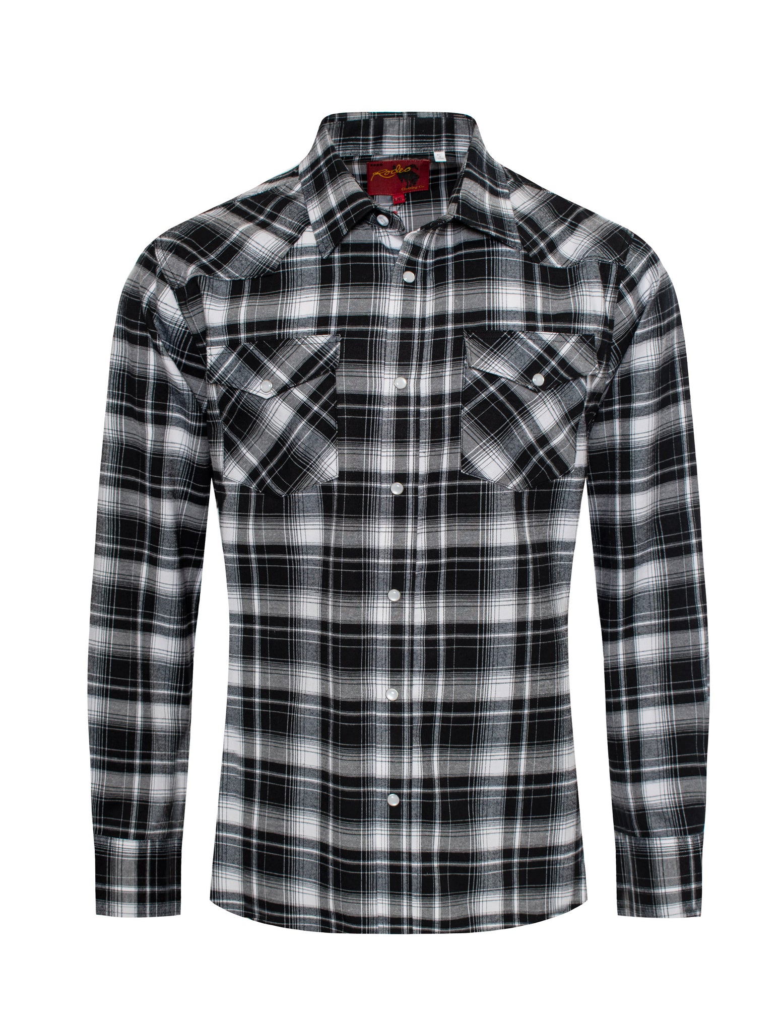 Men's Western Flannel Shirts With Snap Buttons