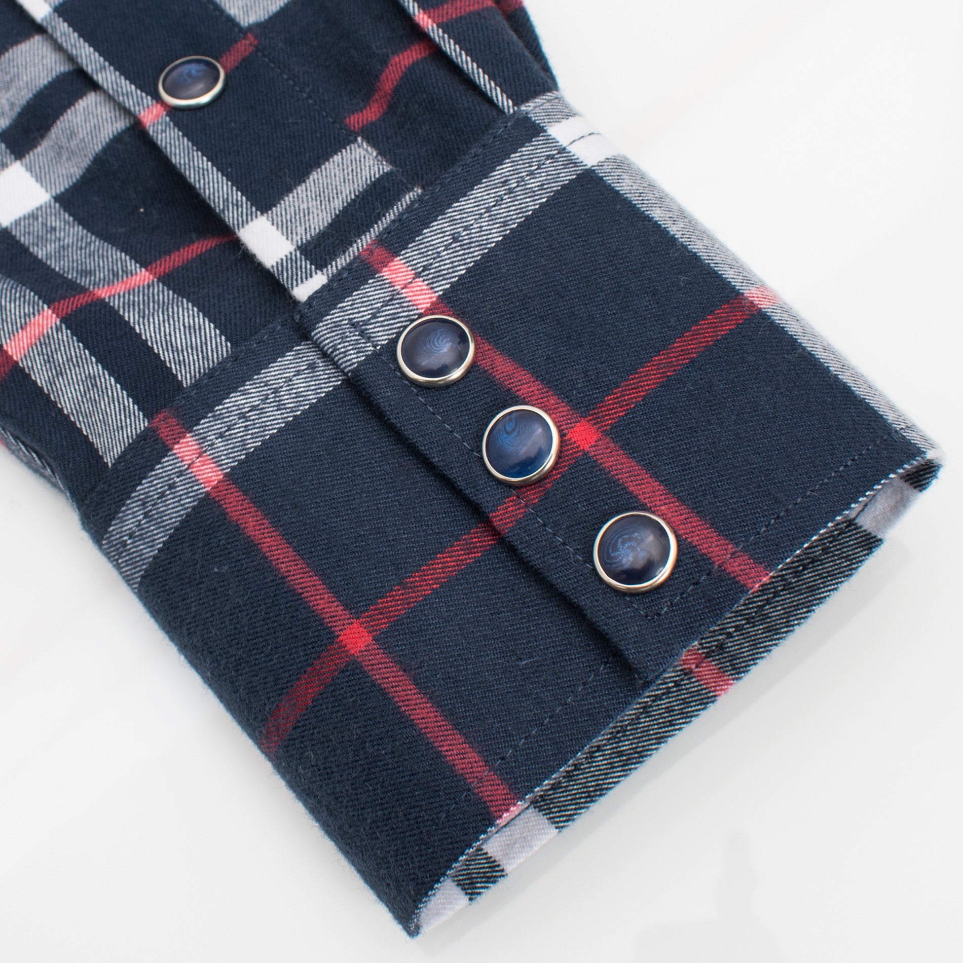 Men's Western Flannel Shirts With Snap Buttons