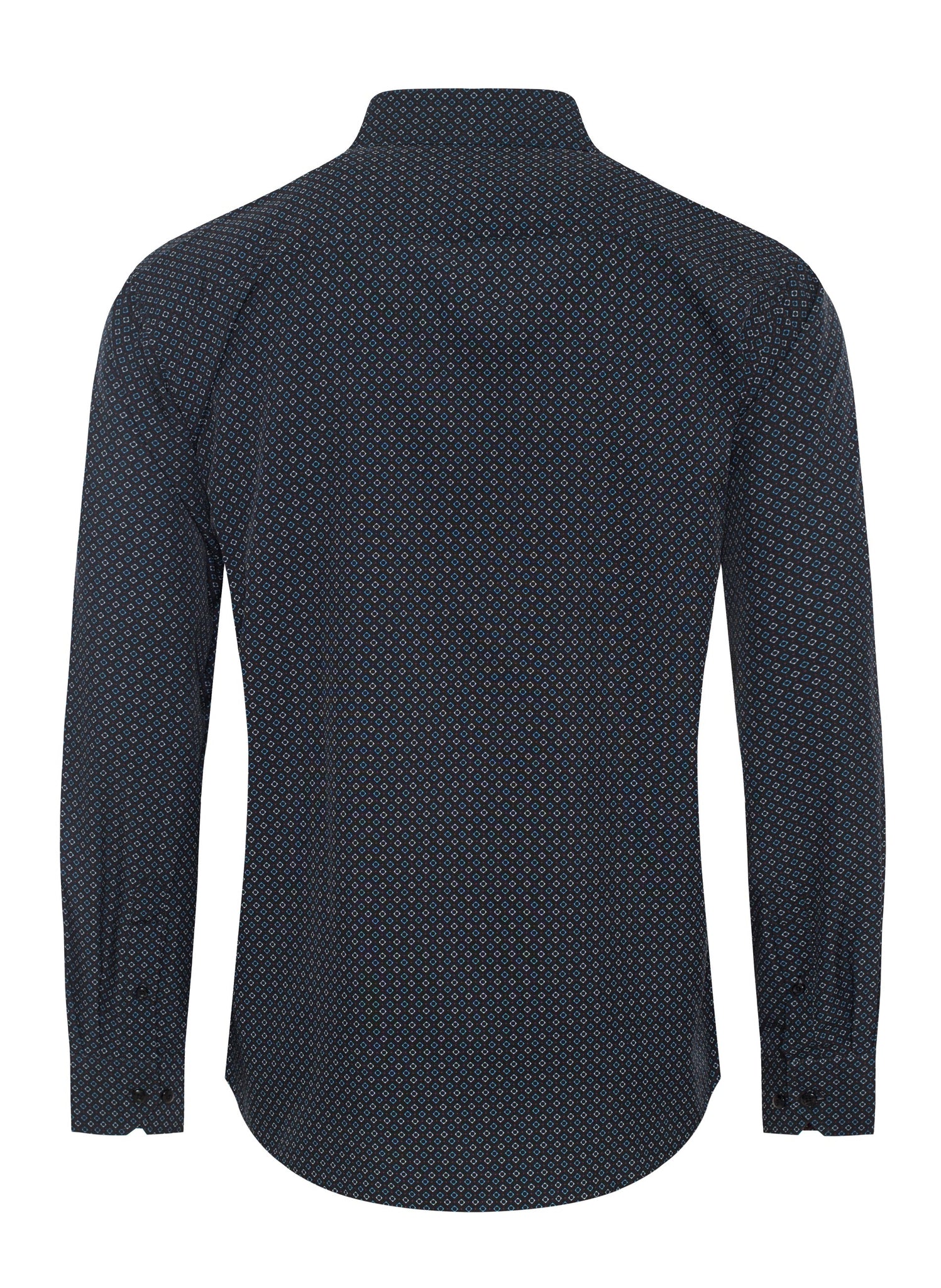 Mens Long Sleeve Printed Casual Button-Down Shirts HLS2004-124