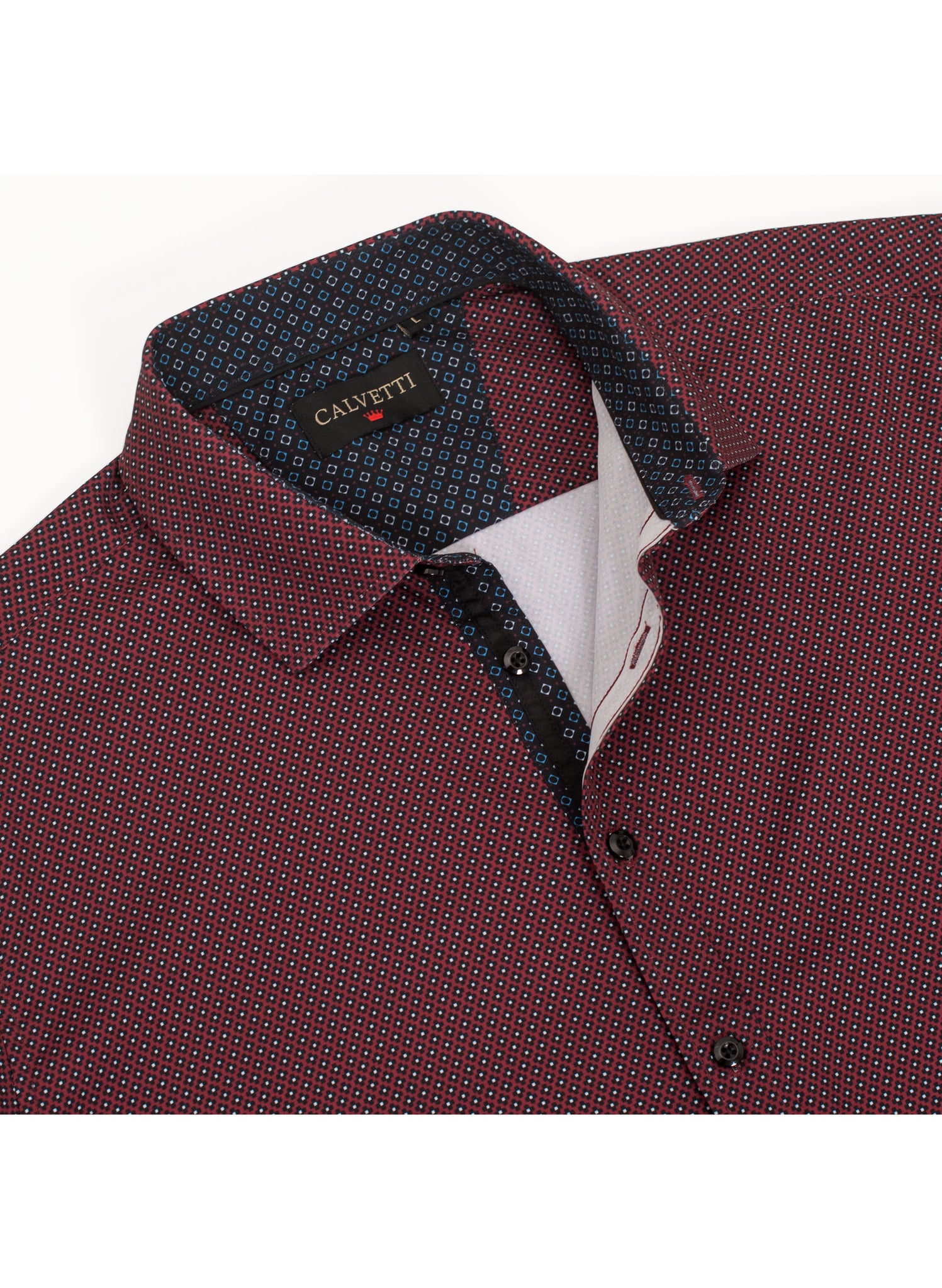 Mens Long Sleeve Printed Casual Button-Down Shirts HLS2004-125