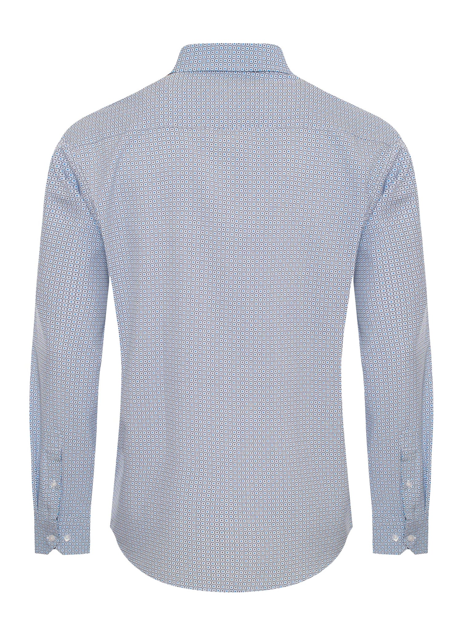 Mens Long Sleeve Printed Casual Button-Down Shirts HLS2004-128