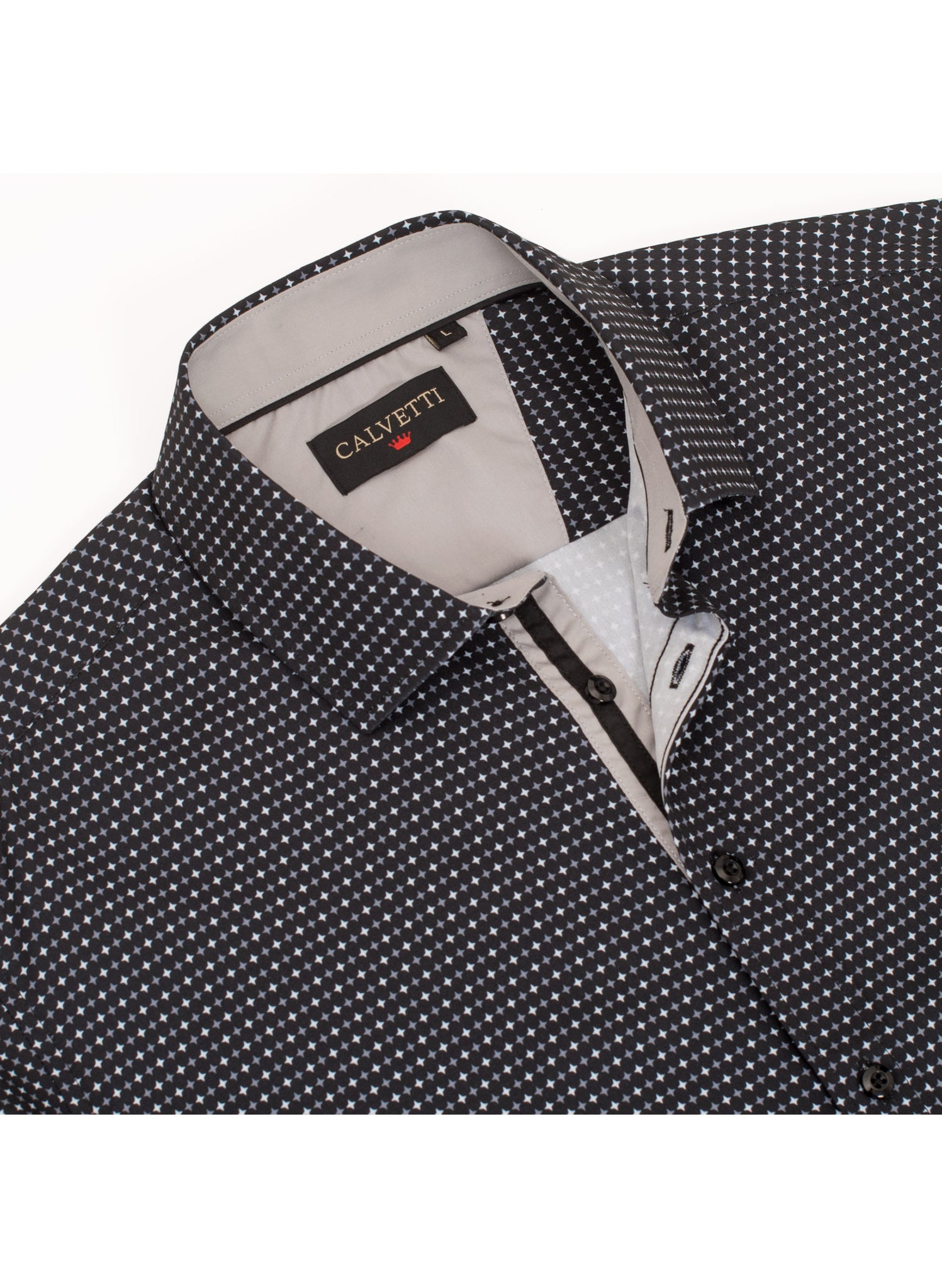 Mens Long Sleeve Printed Casual Button-Down Shirts HLS2004-129