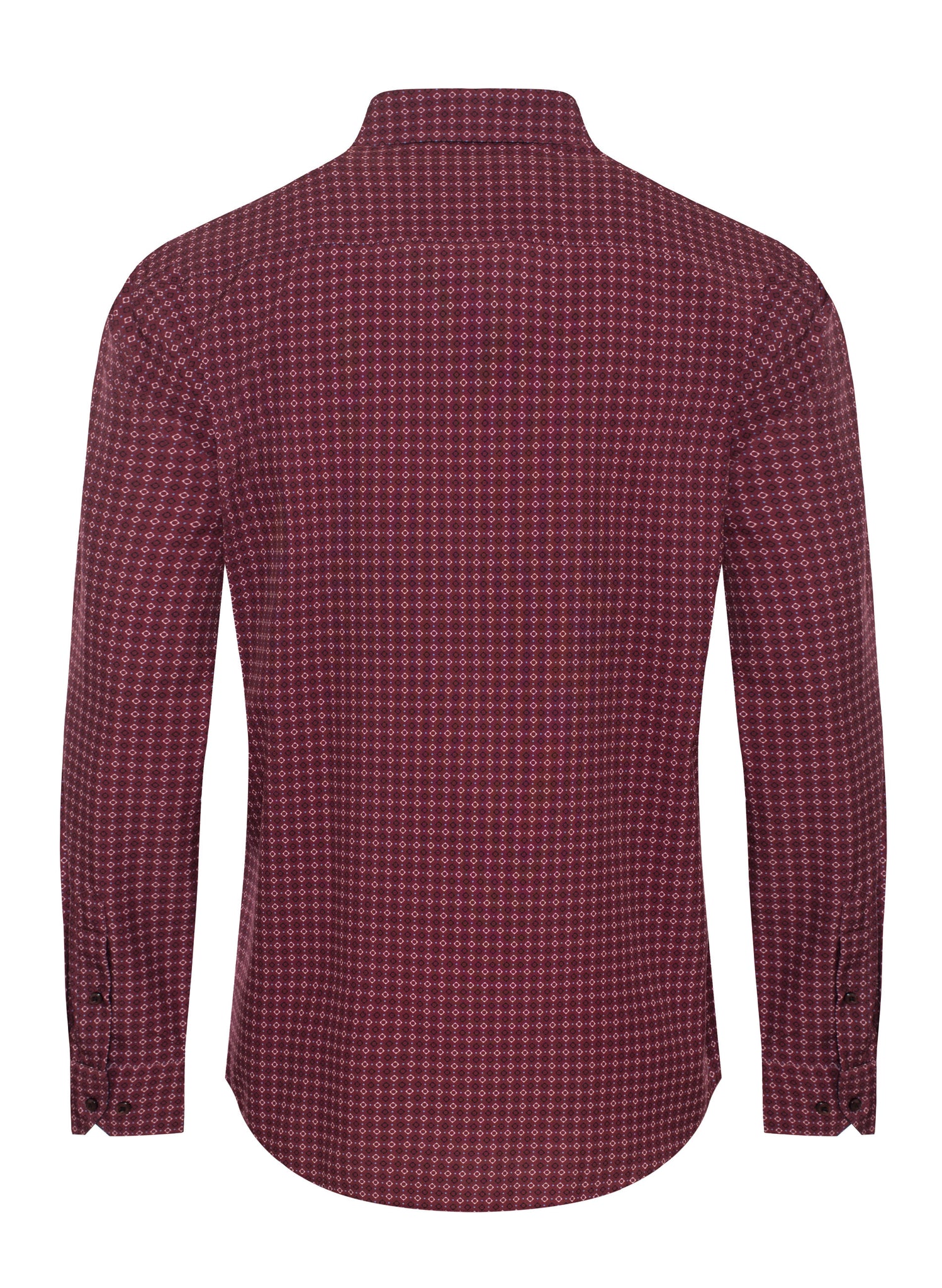 Mens Long Sleeve Printed Casual Button-Down Shirts HLS2004-130