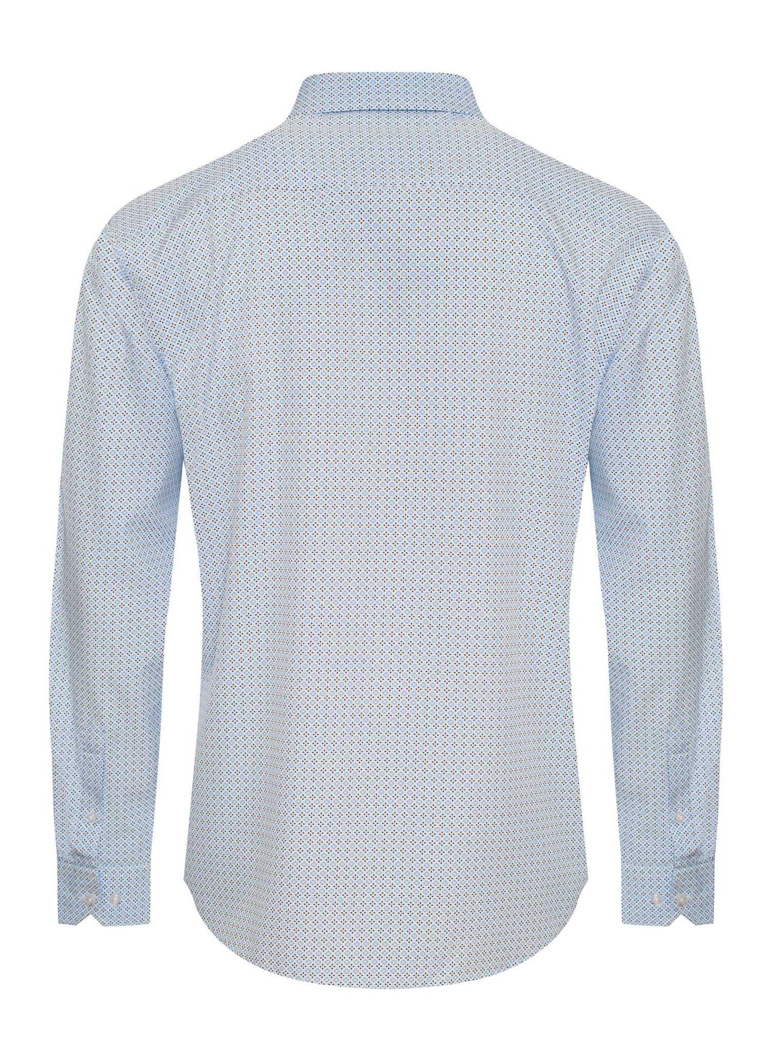 Mens Long Sleeve Printed Casual Button-Down Shirts HLS2004-131