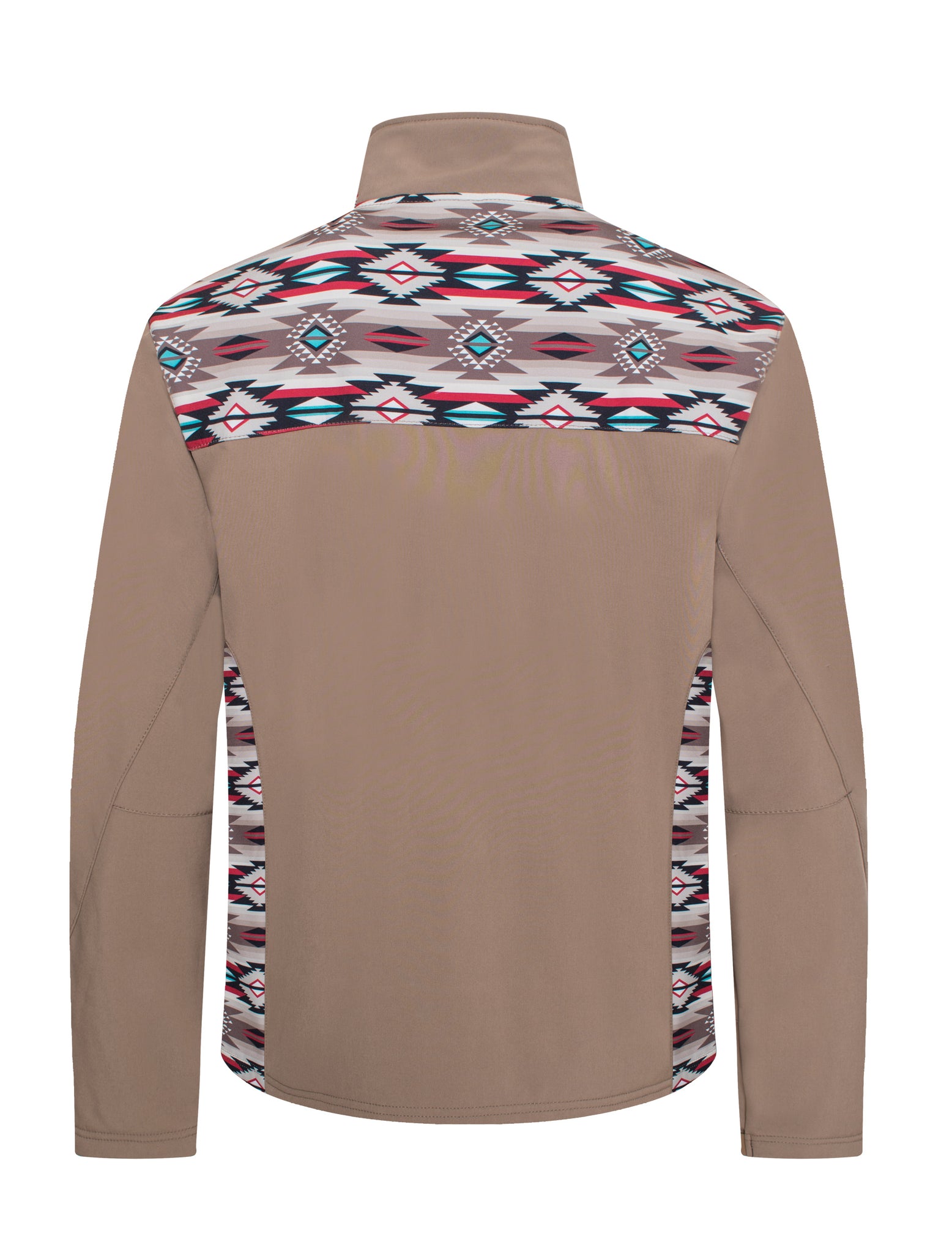 Men's Soft Shell Bonded Jacket With AZTEC Print