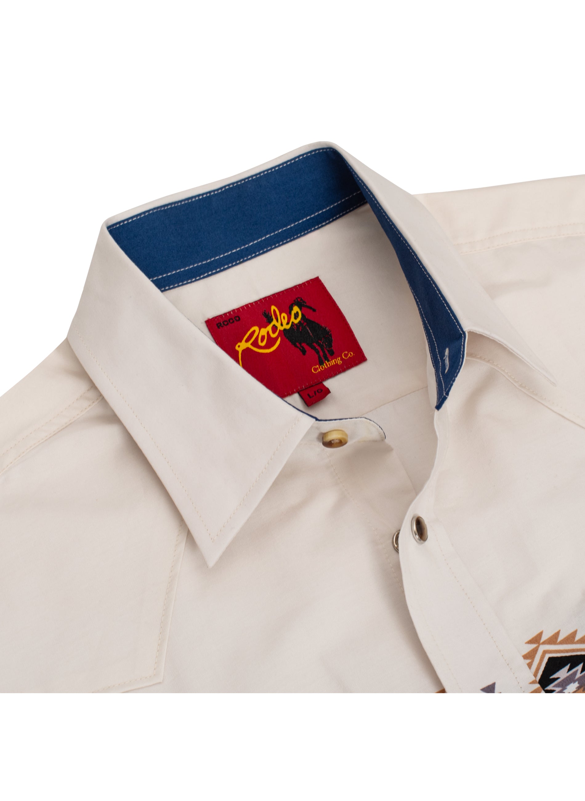 Men's Casual Long Sleeve Western Pearl Snap Button Print Shirt