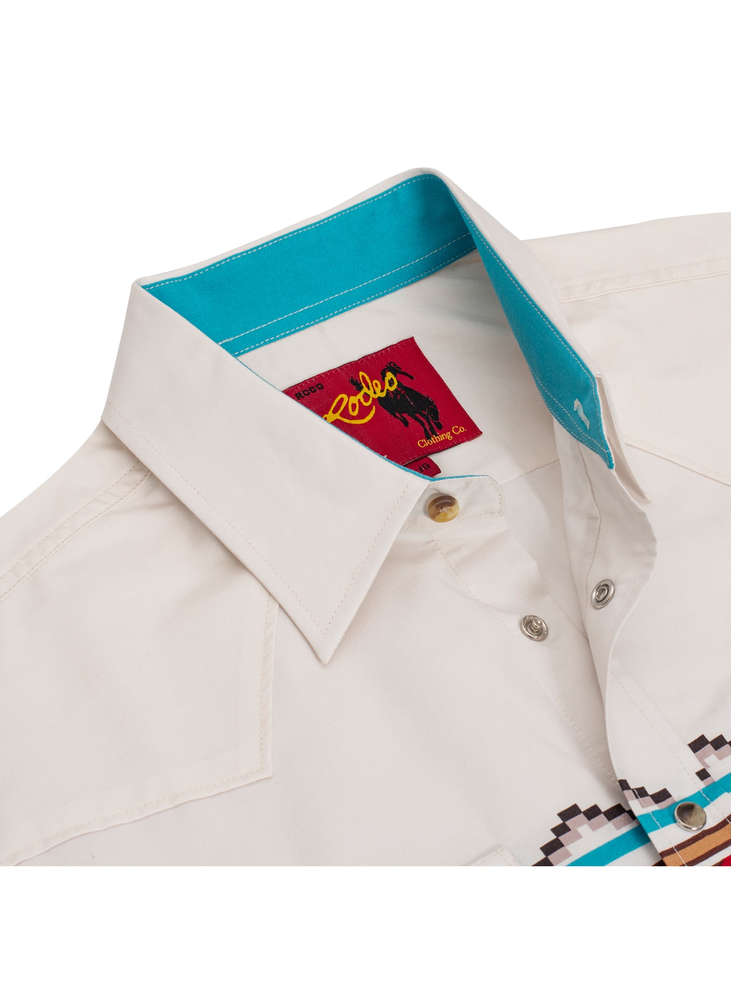 Men's Western Pearl Snap Print Shirt - PS100L-1090