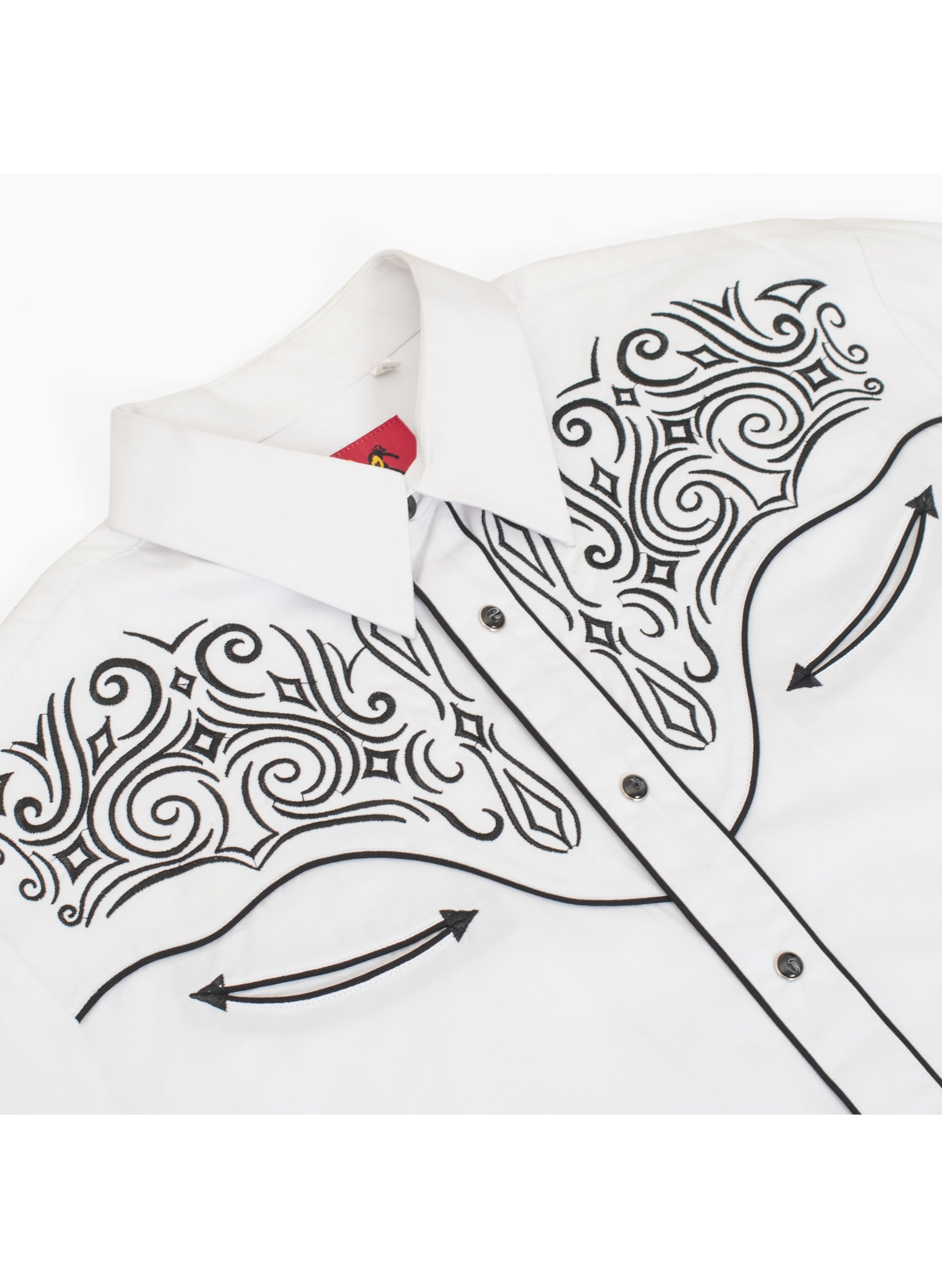 Men's Western Cowboy Embroidery Shirt -PS500L-EC-548