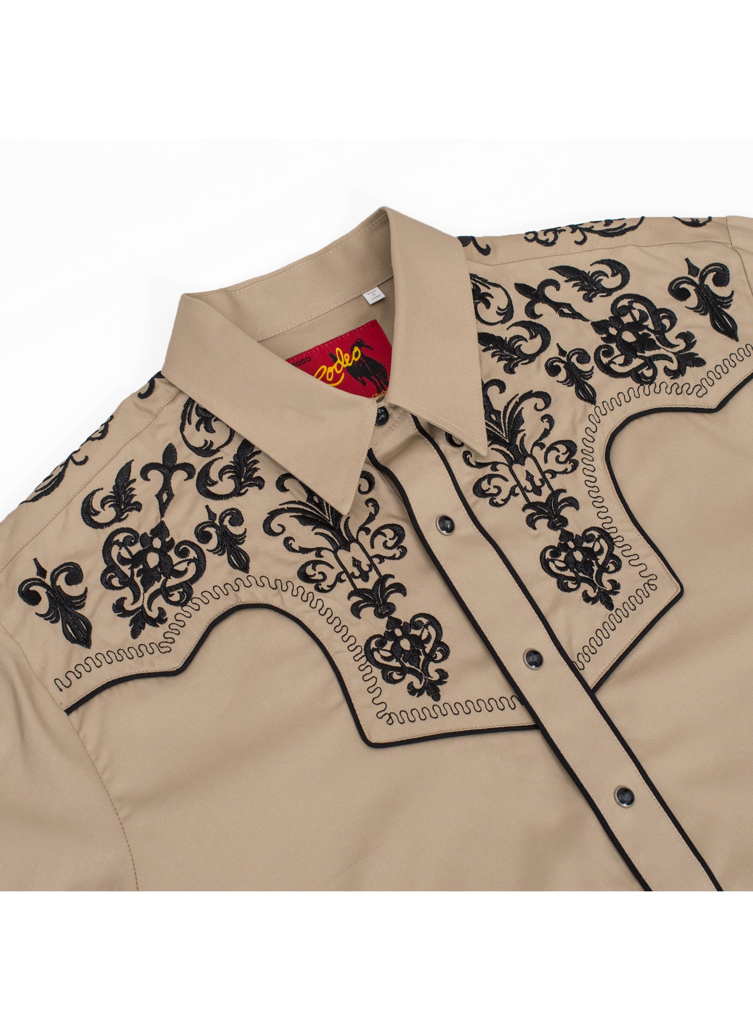 Men's Western Cowboy Embroidery Shirt -PS500L-EC-567