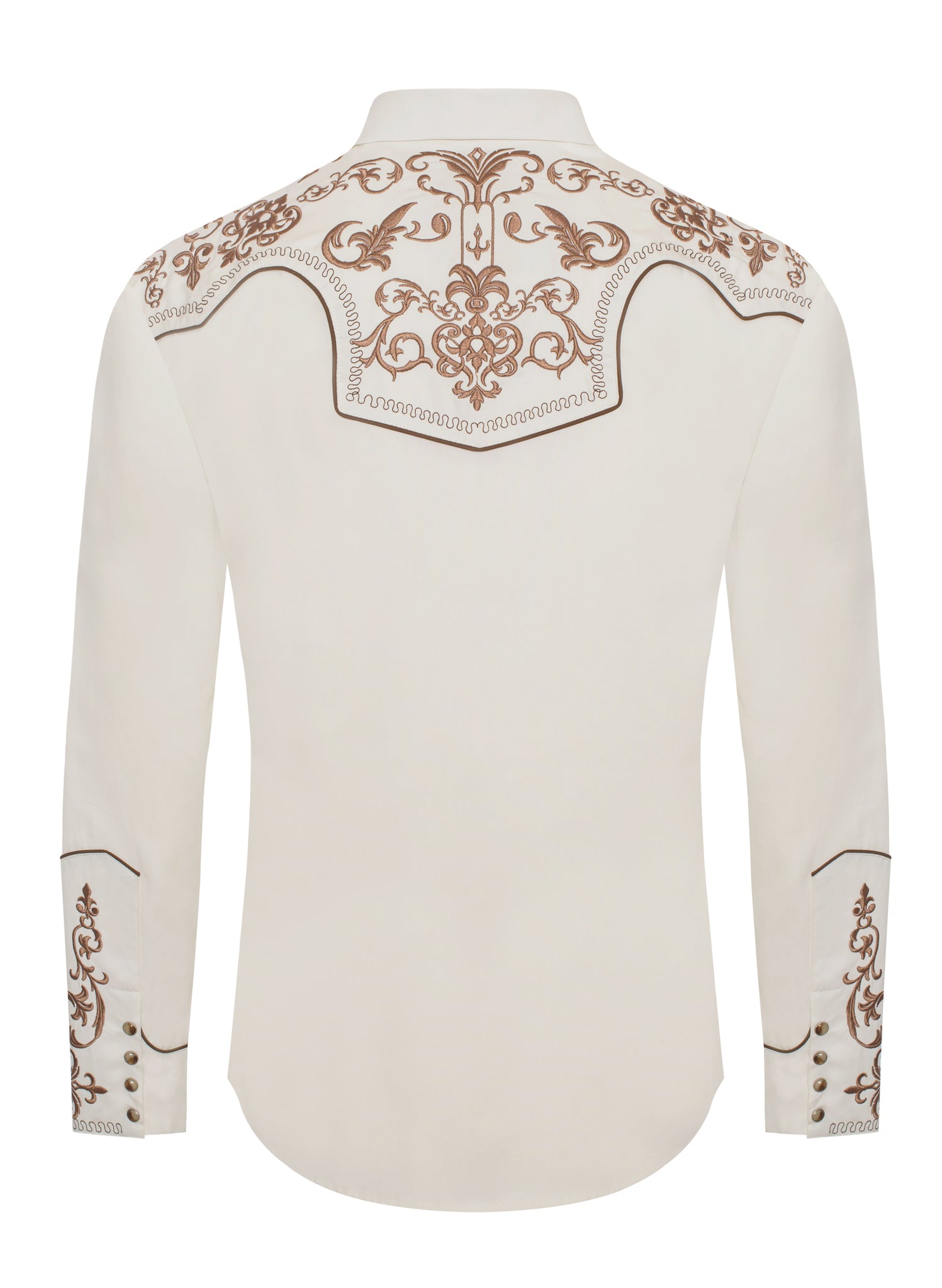 Men's Western Cowboy Embroidery Shirt -PS500L-EC-584