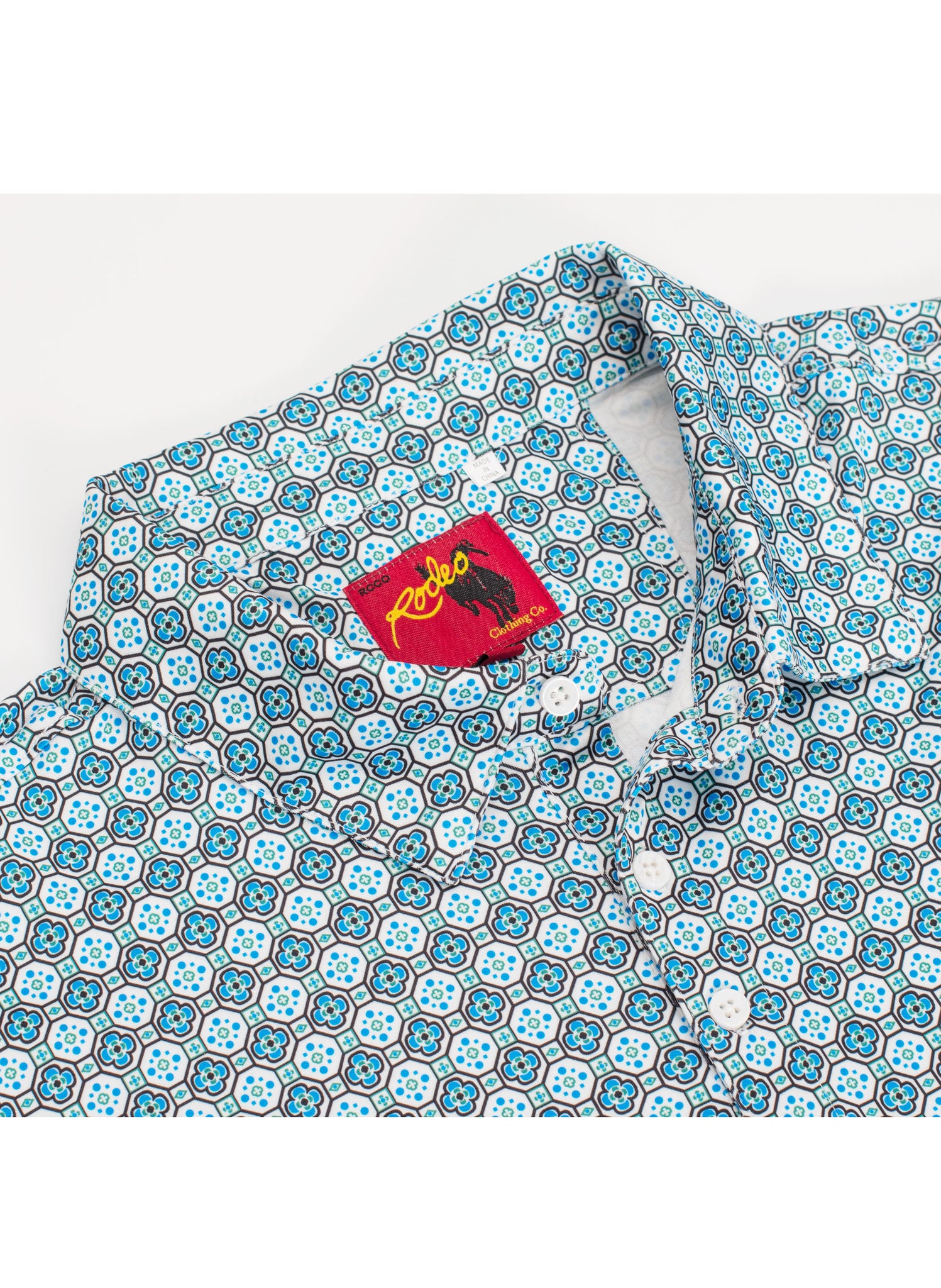Men's Short Sleeve Modal Printed Polo Shirt – RS200-1107