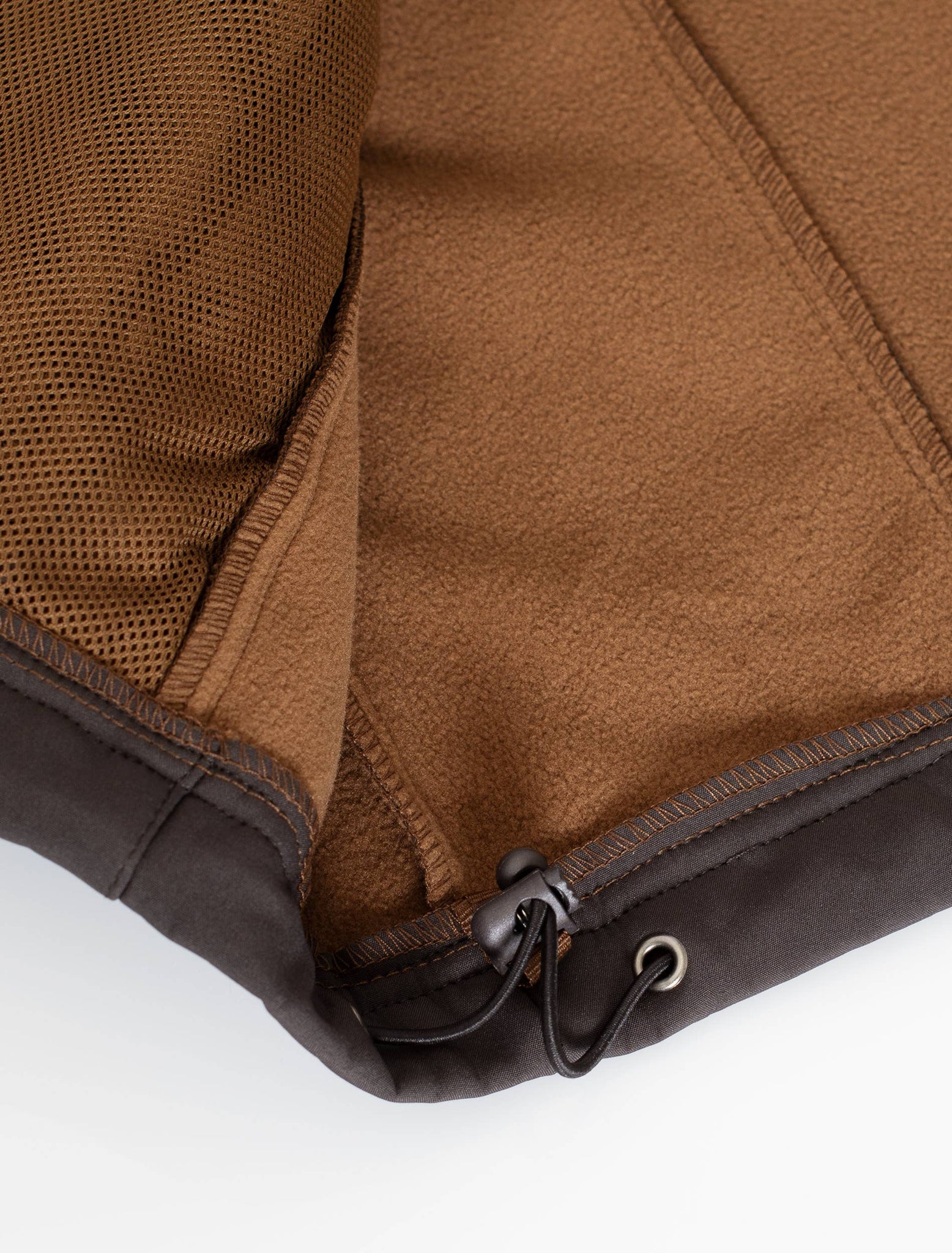Men's Soft Shell Bonded Jacket-NJ650-BROW-COGNAC