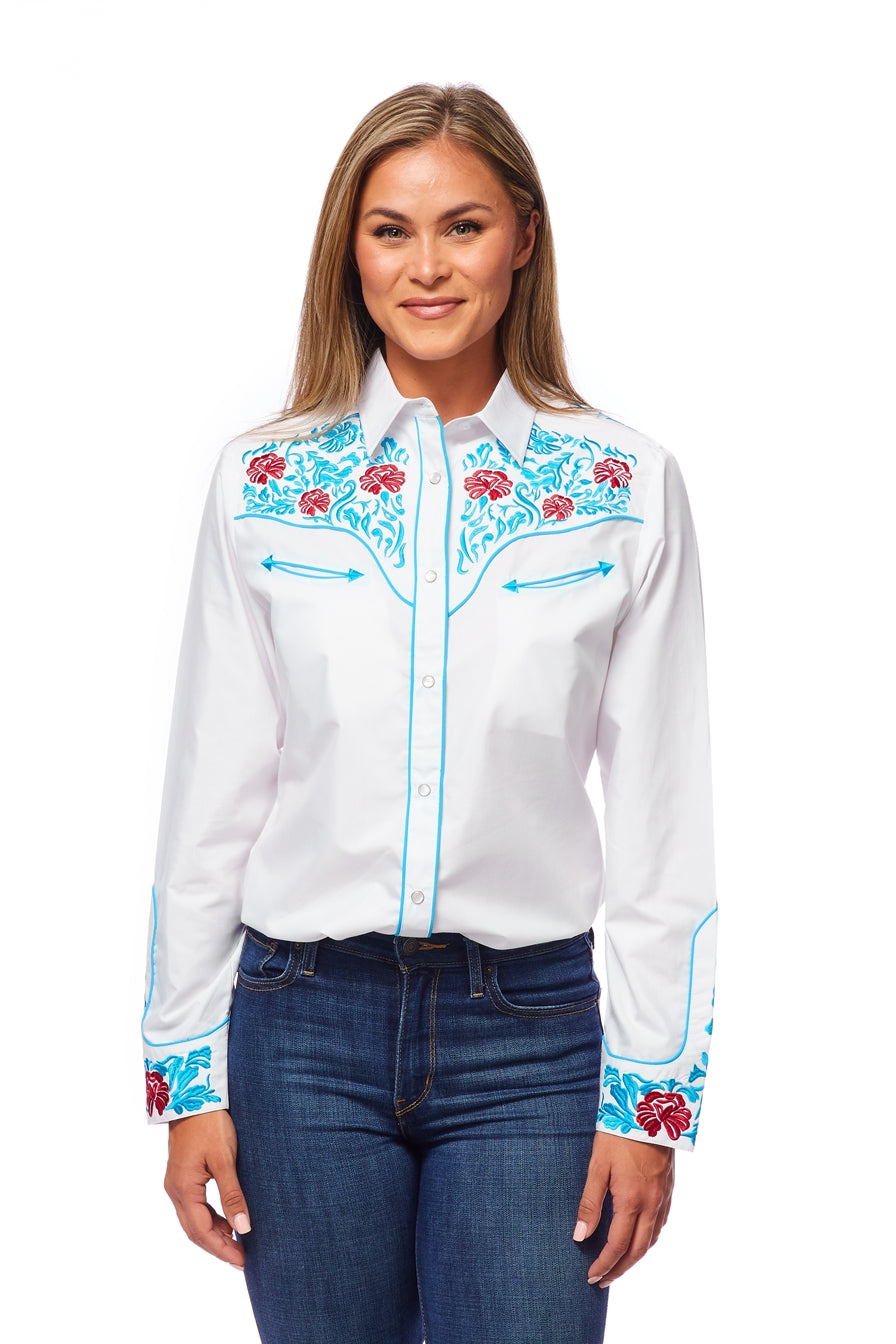 middy cotton western style shirt tops for girls