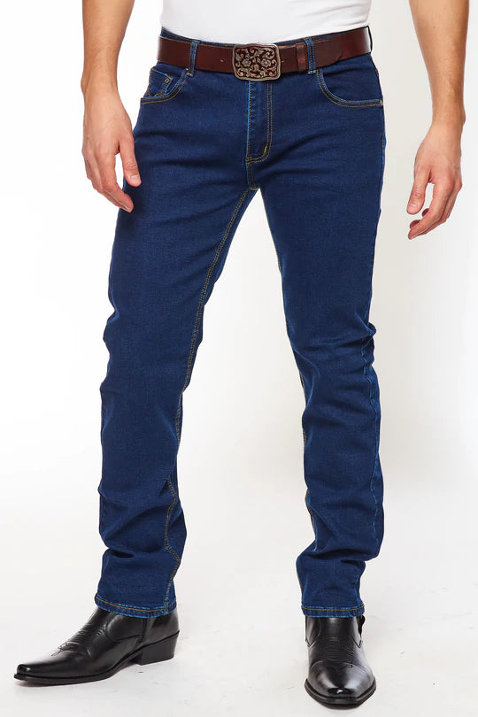 SLIM STRAIGHT FIT DKBLUE - Rodeo Clothing Store