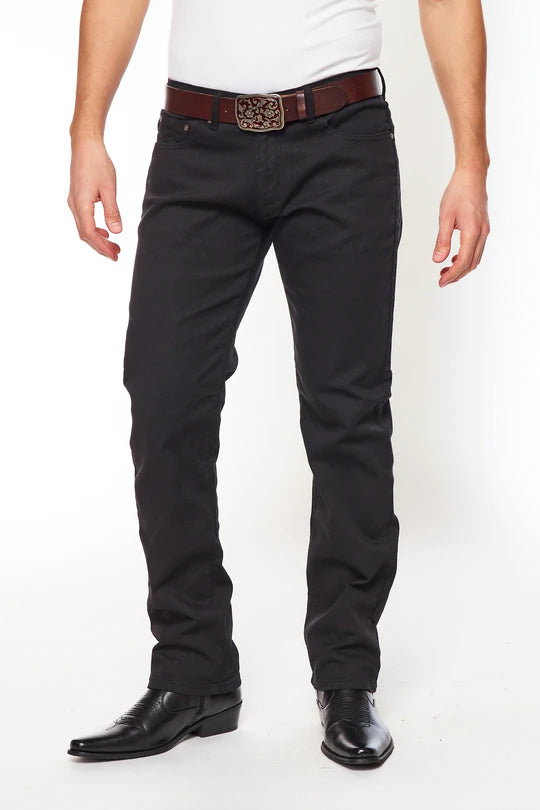 SLIM STRAIGHT FIT JET BLACK - Rodeo Clothing Store