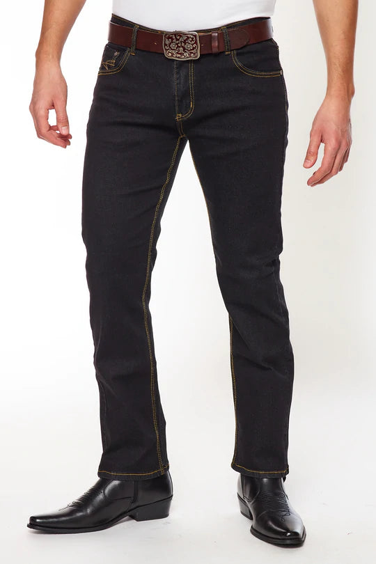 SLIM STRAIGHT FIT DKBLACK - Rodeo Clothing Store